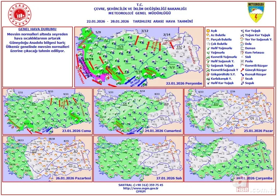 70 km hızla fırtına alarmı: Meteoroloji sel, kar ve sağanak için uyardı! 15 il riskli 13