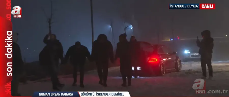 İstanbul’da yoğun kar! A Haber yağışın etkili olduğu ilçelerde 11