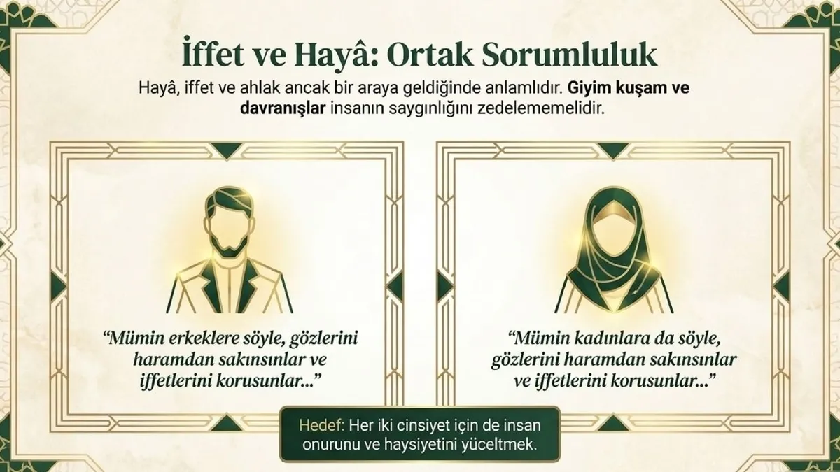 31-temmuz-cuma-hutbesi-konusu-helal-haram-duyarliligi-1785420615529.jpg Diyanet, iffet ve mahremiyet sınırlarının sosyal hayatın yanı sıra sosyal medya ve diğer dijital mecralarda da korunması gerektiğini bildirdi.