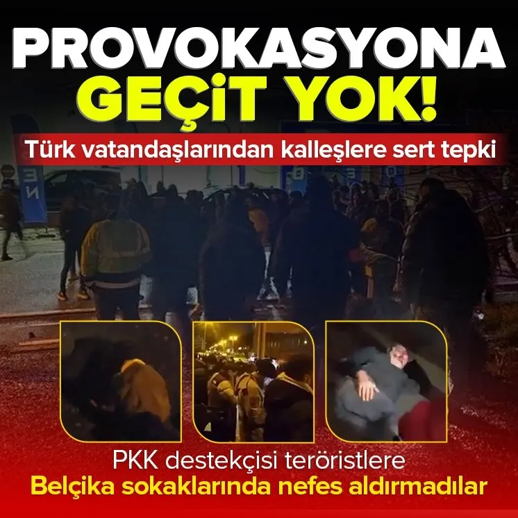 PKK’lı teröristlerden alçak provokasyon!
