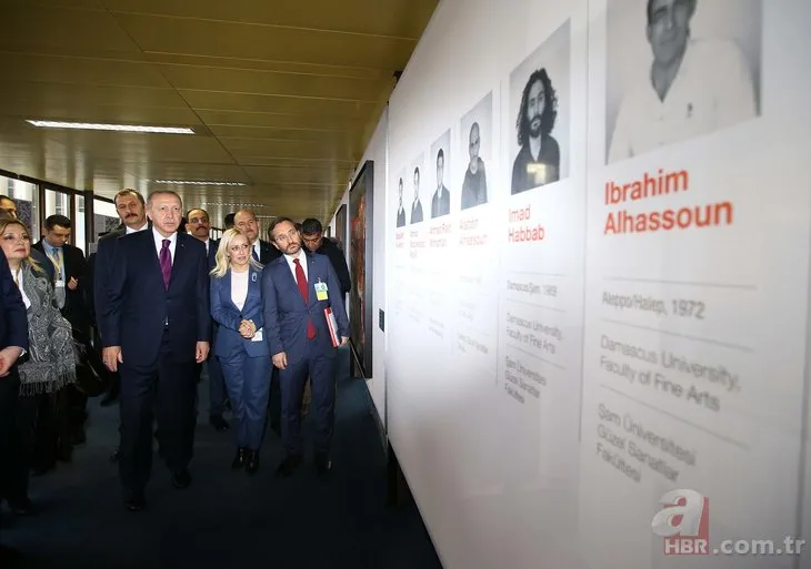Başkan Erdoğan Cenevre’de Hayat Devam Ediyor, Sanat Devam Ediyor sergisini gezdi