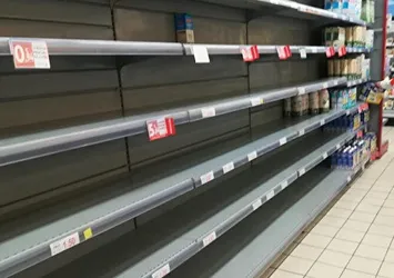 Avrupa'da gıda ve tedarik krizi! Market rafları boş kaldı