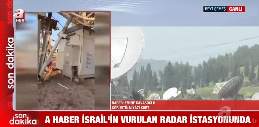 Hizbullah İsrail'de radar üssünü vurdu! Özel görüntüler sadece A Haber'de 8