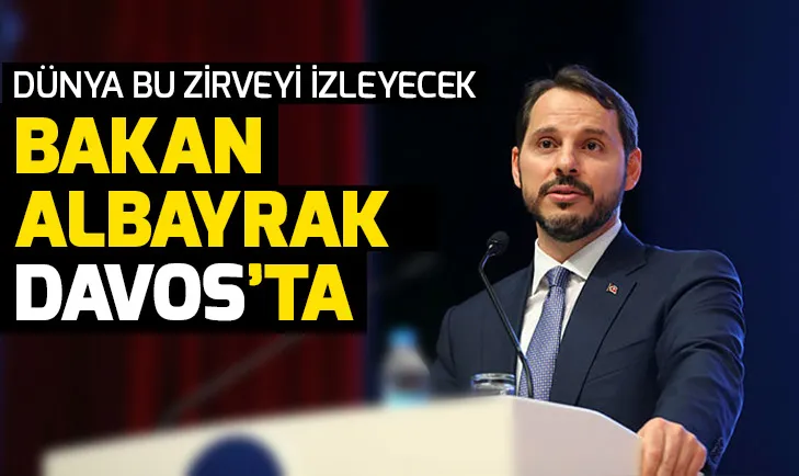 Bakan Albayrak Davosta