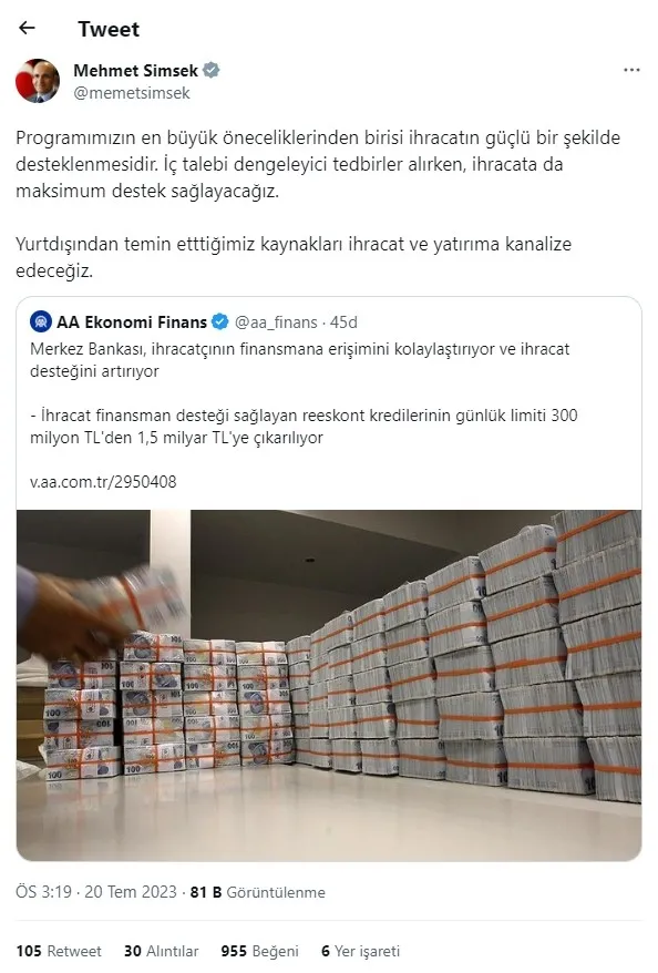 Merkez Bankası'ndan ihracatçıya güzel haber! 5 katına çıkarıldı - 4