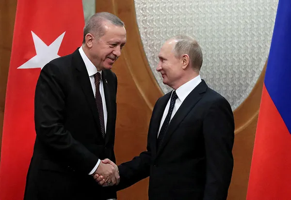 Başkan Erdoğan ile Rus lider Putin görüştü