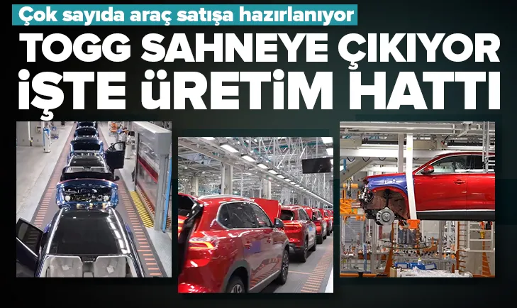 Togg sahneye çıkıyor! İşte üretim hattı...