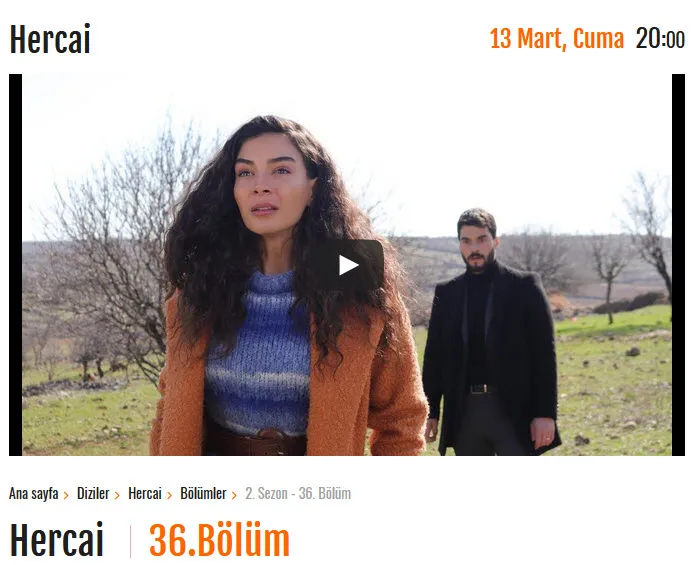 Hercai 36. bölüm izle! | Hercai yeni bölüm tek parça izle! - ATV - 2