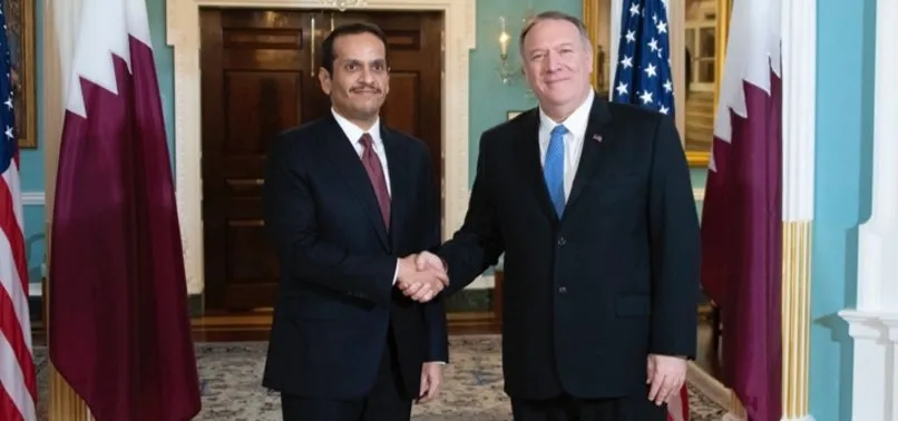 Katar Dışişleri Bakanı Al Sani ABD'li Bakan Pompeo ile Körfez krizini görüştü