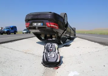 Karaman'daki trafik kazasında 1 yaşındaki çocuk öldü