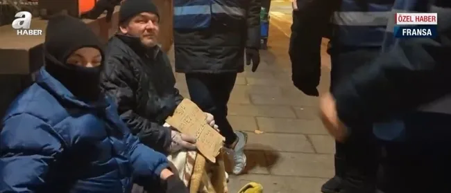 Fransa genelinde 42 bini çocuk 300 bin kişi sokaklarda yaşıyor! Fransa’daki Türklerden evsizlere yardım eli