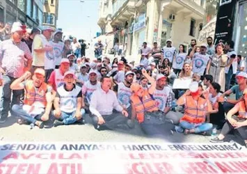 İşçiler CHP’nin kapısına dayandı