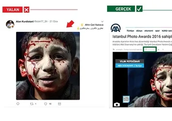 PKK/PYD'den, Anadolu Ajansı'nın ödüllü fotoğrafıyla yalan