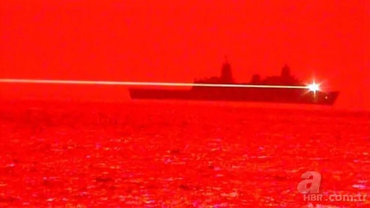 ABD Savaş Gemisi Lazer Silah Sistemi ile atış yaptı! Dünya bu görüntüleri konuşuyor
