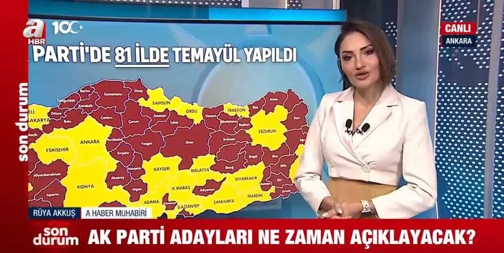 AK Parti’de bazı illerde adaylar netleşti! Ne zaman açıklanacak? AK Parti’nin İstanbul adayı kim olacak? Rüya Akkuş anlattı