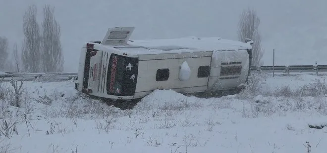 Kütahya’da yolcu otobüsü devrildi: 19 kişi yaralandı
