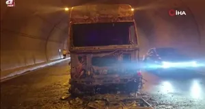 Su tankeri küle döndü