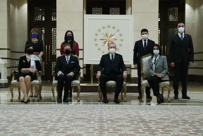 Son dakika: Başkan Erdoğan’dan Cumhurbaşkanlığı Külliyesi’nde peş peşe önemli kabuller!