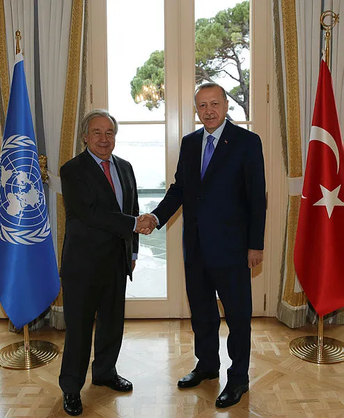 Son dakika: Başkan Erdoğan, BM Genel Sekreteri Guterres'i kabul etti - 2