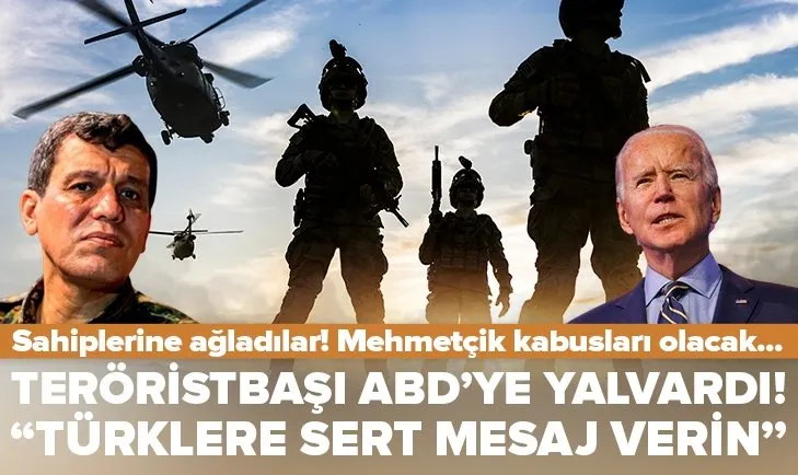 Teröristbaşı Mazlum Kobani ABD’ye yalvardı!