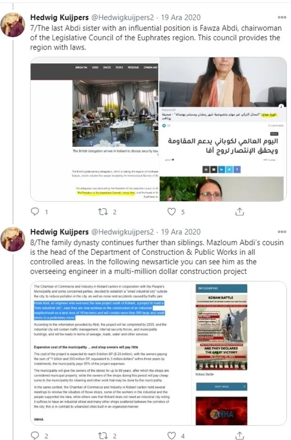 Belçikalı araştırmacı yazdı! Terörist elebaşı Ferhat Abdi Kobani’de hanedanlık kurdu