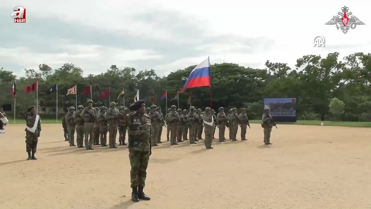 Rusya ile Sri Lanka ortak askeri tatbikat düzenledi