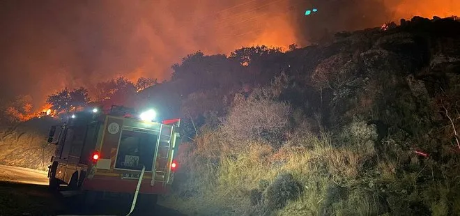 Bodrum’da makilik alanda yangın: 5 dönüm alan zarar gördü
