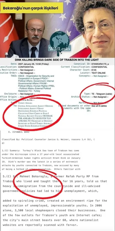 CHP’li Bekaroğlu’nun Wikileaks belgeleri ortaya çıktı!