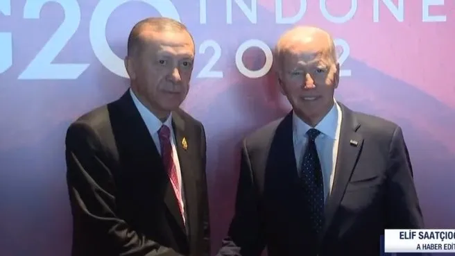 G20'de Başkan Erdoğan - Joe Biden görüşmesi! Biden taziyelerini iletti... Tahıl koridoru için teşekkür etti