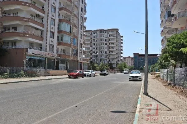 Diyarbakır’da kavurucu sıcaklar sebebiyle cadde ve sokaklar ıssız kaldı