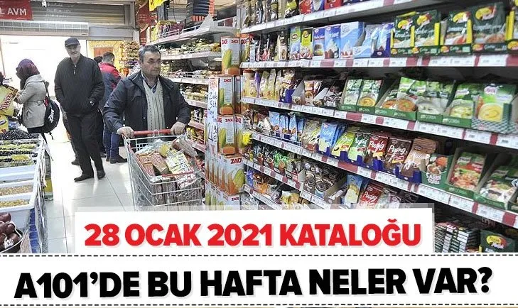 A101'de perşembe indirimleri neler? 28 Ocak 2021 A101 aktüel ürünler kataloğu dolu dolu