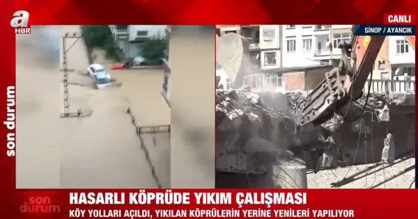 Kastamonu ve Sinop’ta sel felaketinin izleri siliniyor! A Haber ekipleri Kastamonu ve Sinop’ta