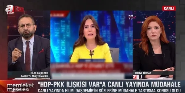 Hilmi Daşdemir’den A Haber’de Habertürk ve Kübra Par’a sert tepki: Milli meselelerde sakin olamam!