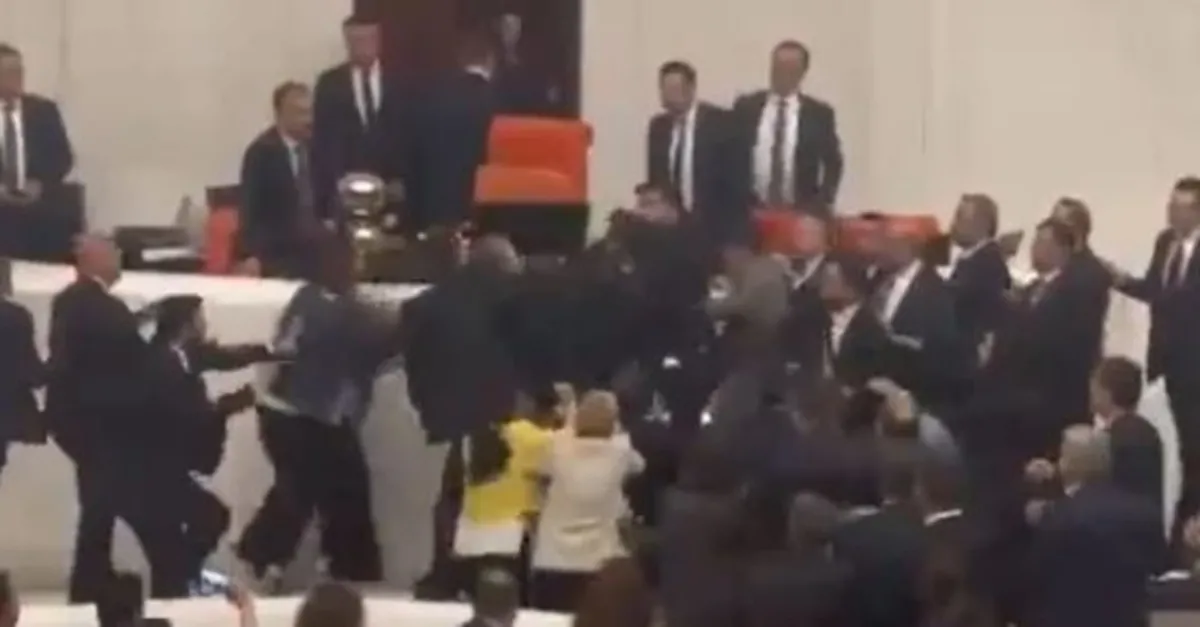 TBMM Genel Kurulu'ndaki görüşmede kavga!