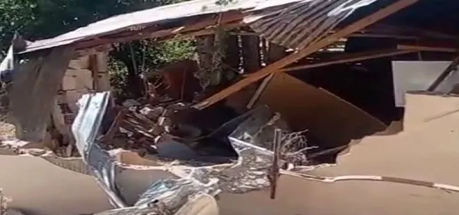 Adana’da 5,5 büyüklüğündeki deprem! Yamaçtan kopan kaya evi yıktı geçti