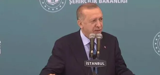 Son dakika: Başkan Erdoğan’dan Ümraniye Millet Bahçesi açılışında önemli açıklamalar