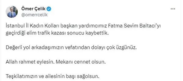 AK Parti’de acı kayıp! AK Parti İstanbul İl Kadın Kolları Başkan Yardımcısı Fatma Sevim Baltacı son yolculuğuna uğurlandı