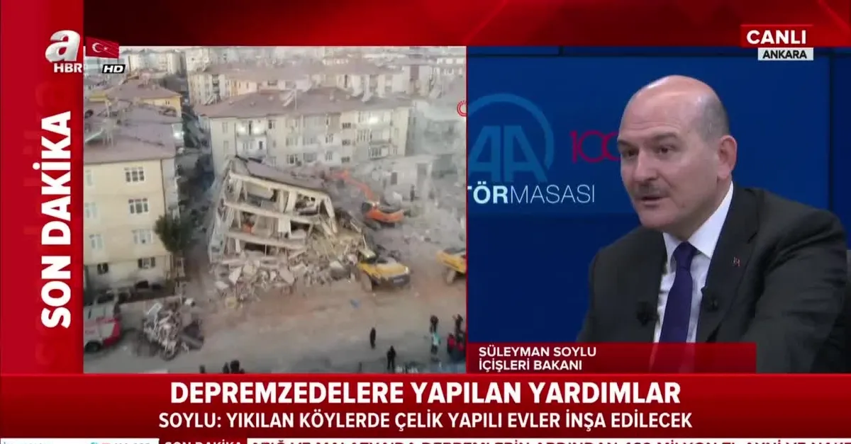 Bakan Soylu o anları canlı yayında gözyaşlarıyla anlattı |Video