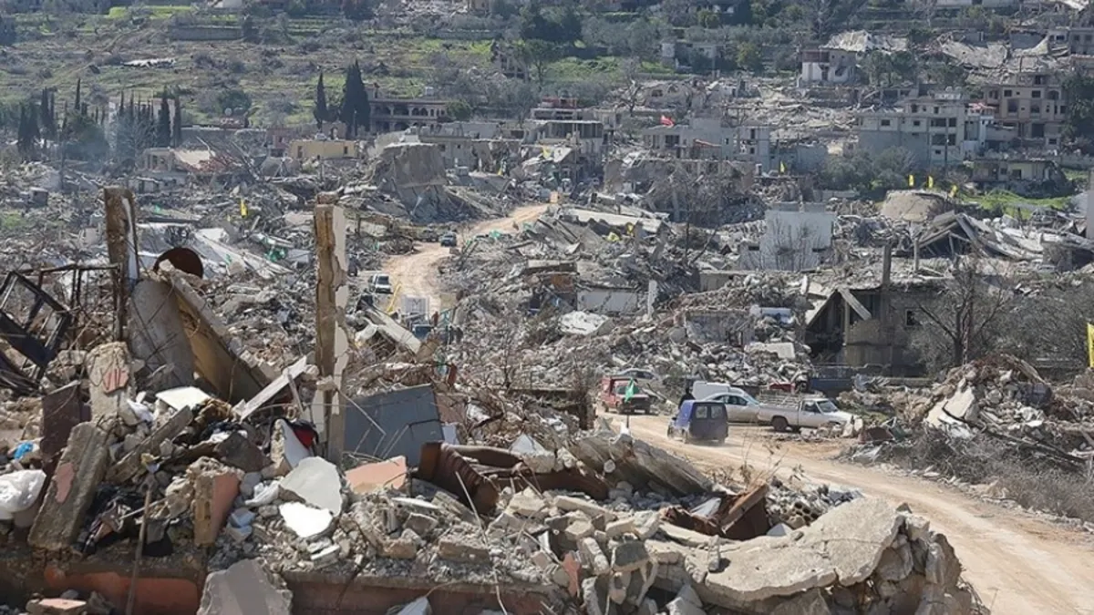 İsrail rejimi Lübnan'ın güneyindeki konteyner evleri vurdu