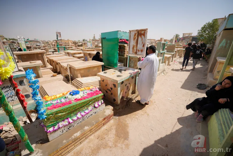Dünyanın en büyük mezarlığı! Kurban Bayramı'nda böyle görüntülendi 8