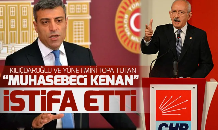 Muhasebeci Kenan Kılıçıdaroğlu yönetimini topa tutup istifa etti
