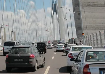 Yavuz Sultan Selim Köprüsü'nde trafik yoğunluğu