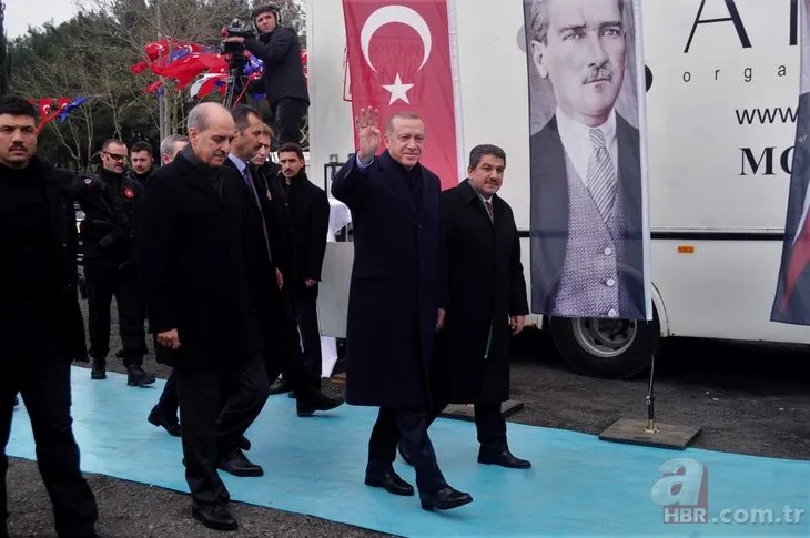 Başkan Erdoğan Esenler’de 15 Temmuz Millet Bahçesi’ni gezdi