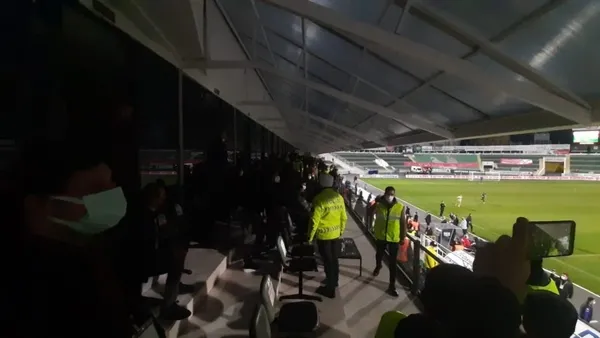 Denizlispor-Fenerbahçe maçında yöneticiler arasında tartışma çıktı