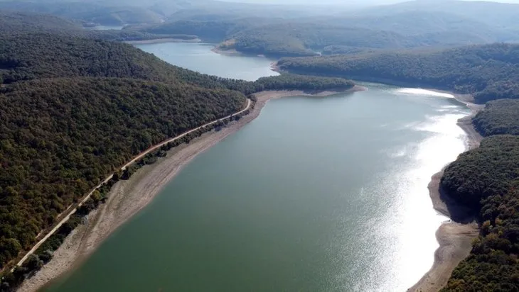 İstanbul’daki barajların son durumu ne? Havadan böyle görüntülendi