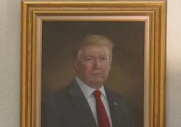 Trump portresini beğenmedi! Kaldırılmasını istedi: Biçimsiz resmedilmiş