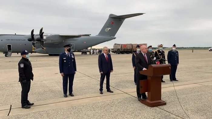 Son dakika: Türkiye’nin yardım uçağı ABD’ye indi