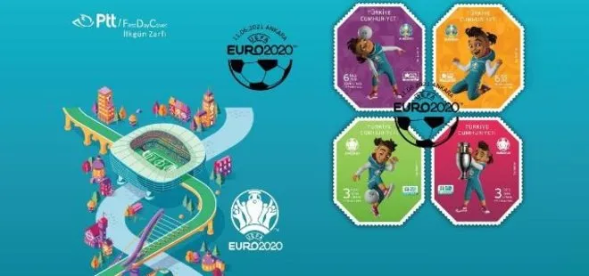 PTT’den EURO 2020 müjdesi! UEFA EURO 2020 TM anma pulu ve ilk gün zarfı fiyatı ne kadar? Pul adedi...