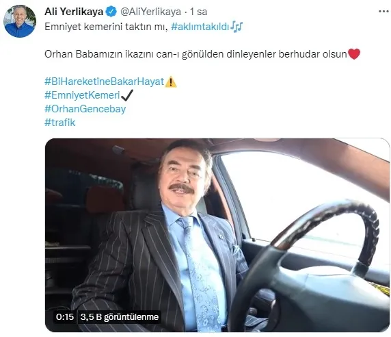 İçişleri Bakanlığı paylaştı! Sanatçı Orhan Gencebay'dan uyarı - 4