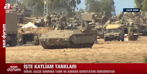 Dünyanın gözü önünde katliam! Savaşın 12. gününde A Haber Gazze sınırında